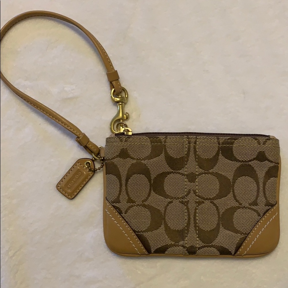 Coach small wristlet
